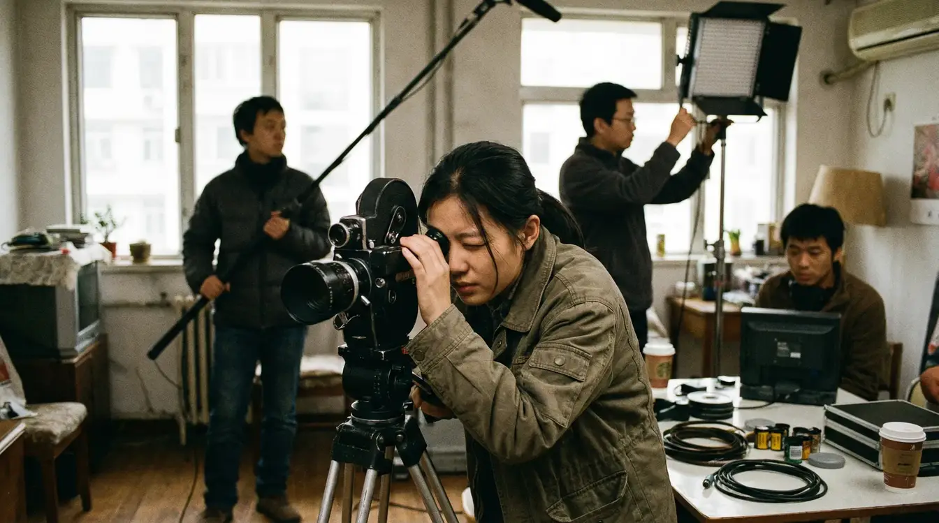 独立电影拍摄现场 - 国产传媒
