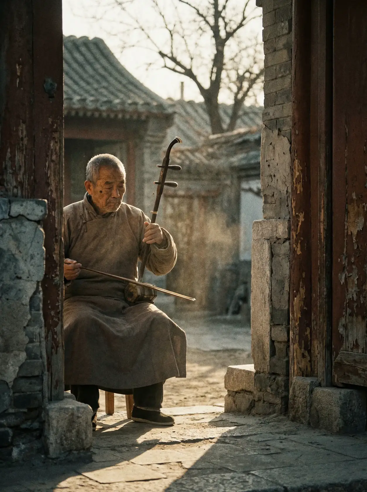 独立电影《庭院独奏》海报 - 国产传媒